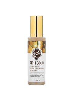 ENOUGH Enough, Rich Gold, Double Wear Radiance Foundation, SPF 50+ PA+++, #21, 3.53 oz (100 g)  - Image 1
