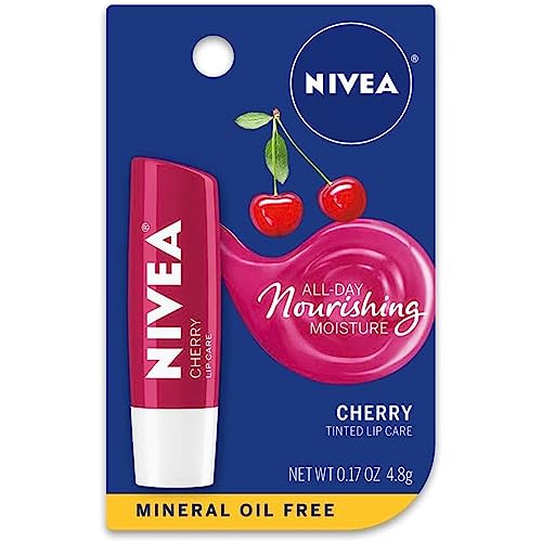 Nivea نيفيا بلسم العناية بالشفاه بنكهة الكرز 17 أوقية عبوة من 2 - Image 2