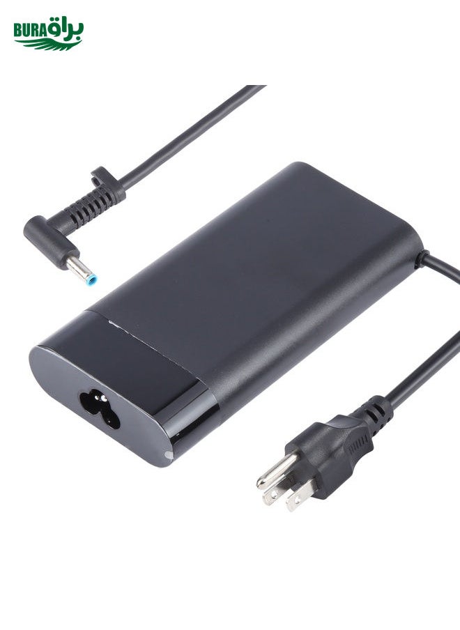 BURAQ - 150W 19.5V 7.7A Oval Laptop Notebook Power Adapter For HP 4.5 x 3.0mm, Plug:US Plug - Image 1