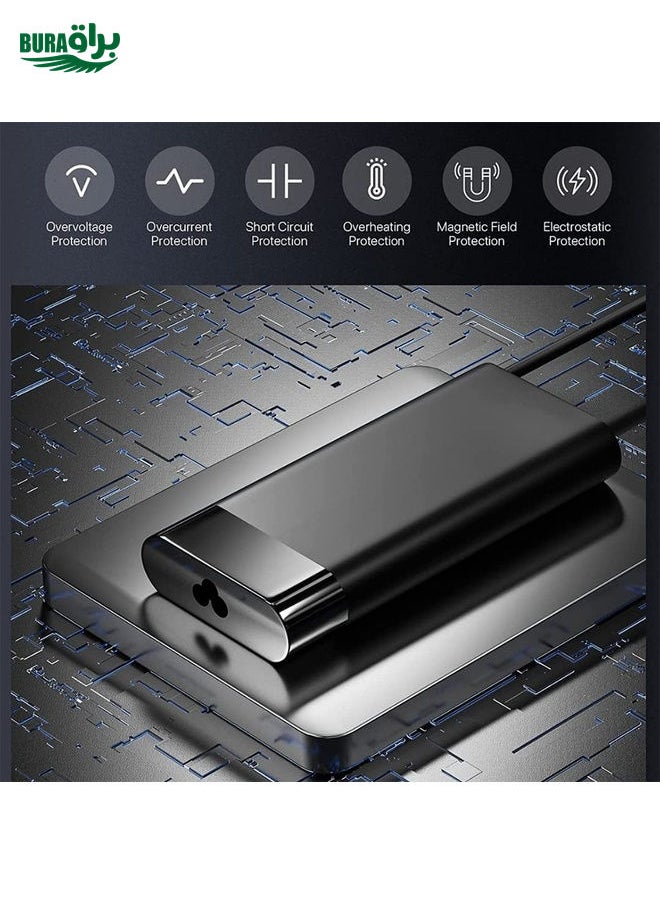 BURAQ - 150W 19.5V 7.7A Oval Laptop Notebook Power Adapter For HP 4.5 x 3.0mm, Plug:US Plug - Image 1