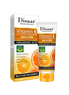 Skincare Vitamin C Facial Wash Foam Hyaluronic Acid Berry Glutathione Moisturizing Cleaning AntiAcne Oil Control Essence 100ml