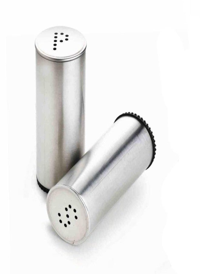 MiRiM Stainless Steel Salt & Paper Set for Kitchen Dining Table & Restaurants (Set of 2) - Image 1
