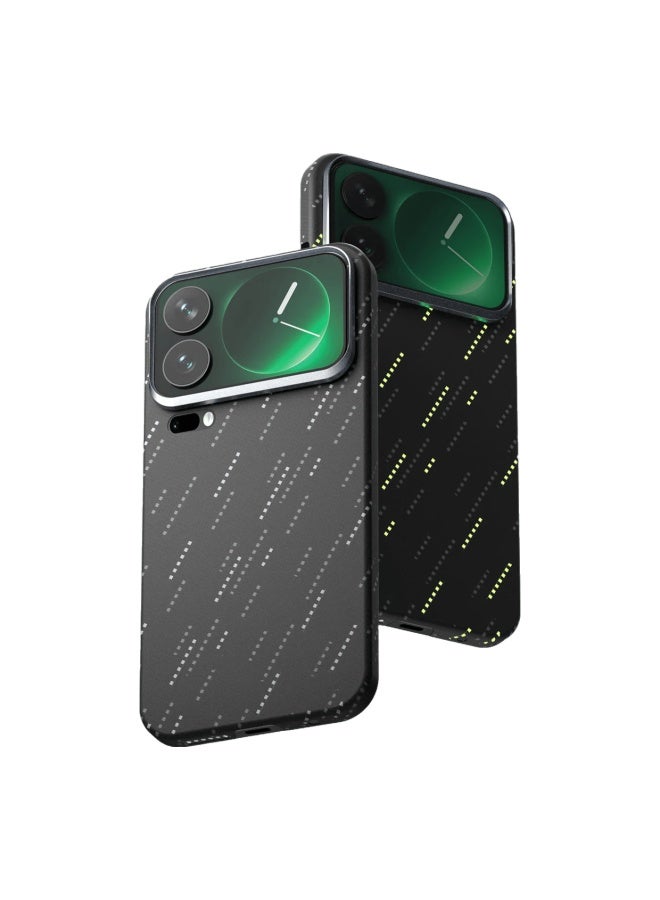 Conga Xiaomi 17 Pro Phone Case Kevlar Aramid Fiber Full Coverage Ultra-thin Hard Shell Shockproof Cooling Green Magnetic Metal Ring - Image 2