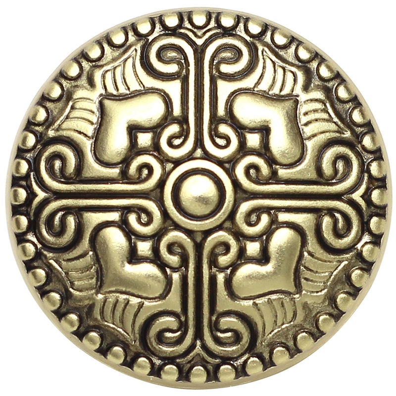 Betoplin 12 Pieces Gold Blazer Buttons Vintage Metal Shank Buttons Set for Blazer Suits Coats Uniform Jacket 23mm