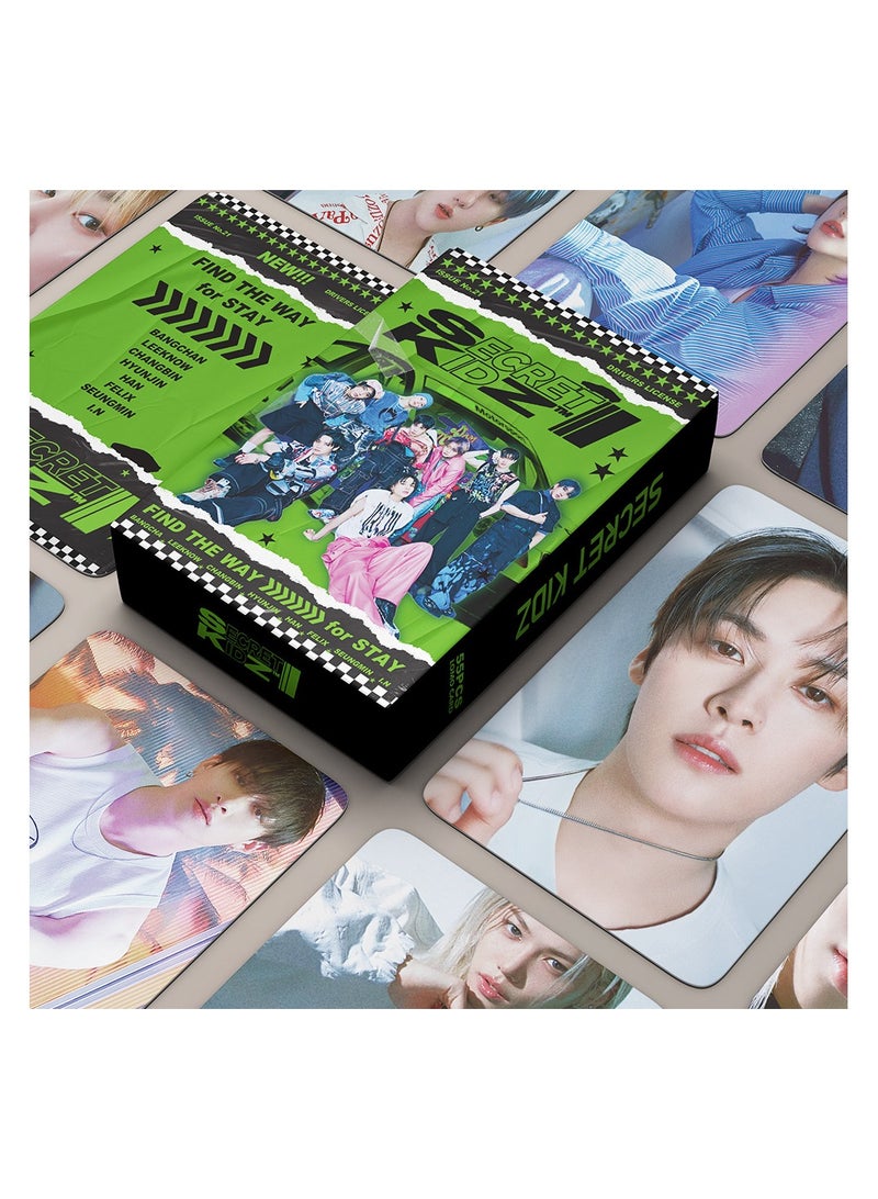 NIBEMINENT 55 Pcs Kpop Stray Kids SECRET KIDZ Lomo Cards Card For Fans Collection Gifts - Image 3