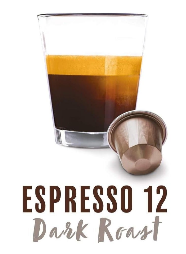 Belmio Espresso Dark Roast Coffee Capsules, Intensity 12, Compatible with Nespresso Machine, 10 Capsules in 1 Sleeve - Image 3