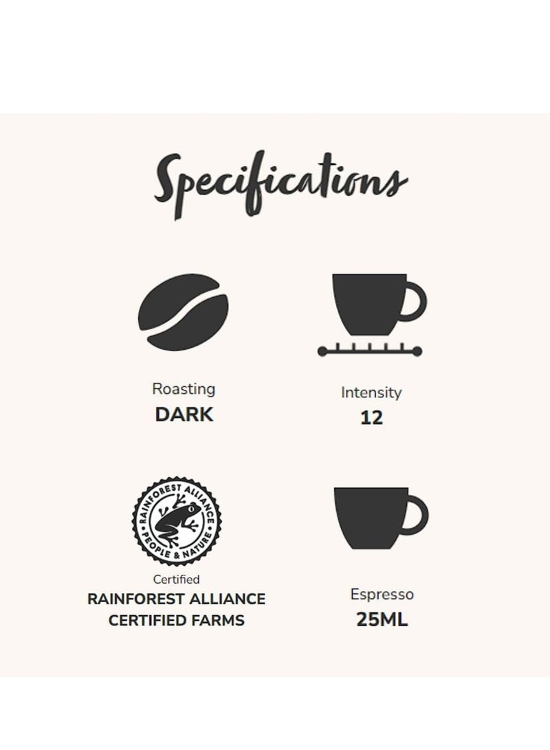 Belmio Espresso Dark Roast Coffee Capsules, Intensity 12, Compatible with Nespresso Machine, 10 Capsules in 1 Sleeve - Image 4