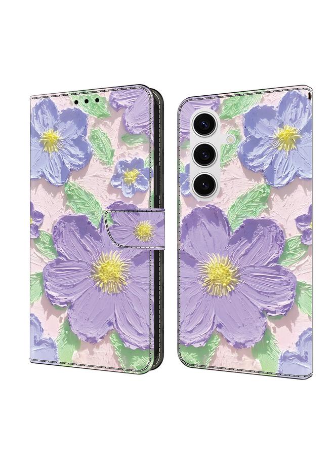 اس-توب جراب لهاتف Samsung Galaxy S24 5G، جراب جلدي مطلي حديثًا - Image 1
