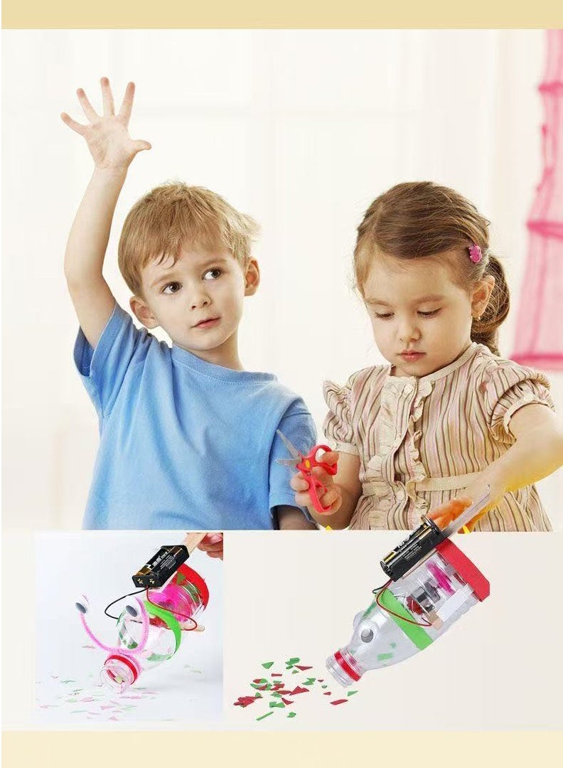 DIY Electric Mini Vacuum Cleaner Kit for Kids, STEM Electric Science Experiment Educational Toy for Kit Child Hands-On Science Projects Educational Engineering Craft Kit  - Image 4