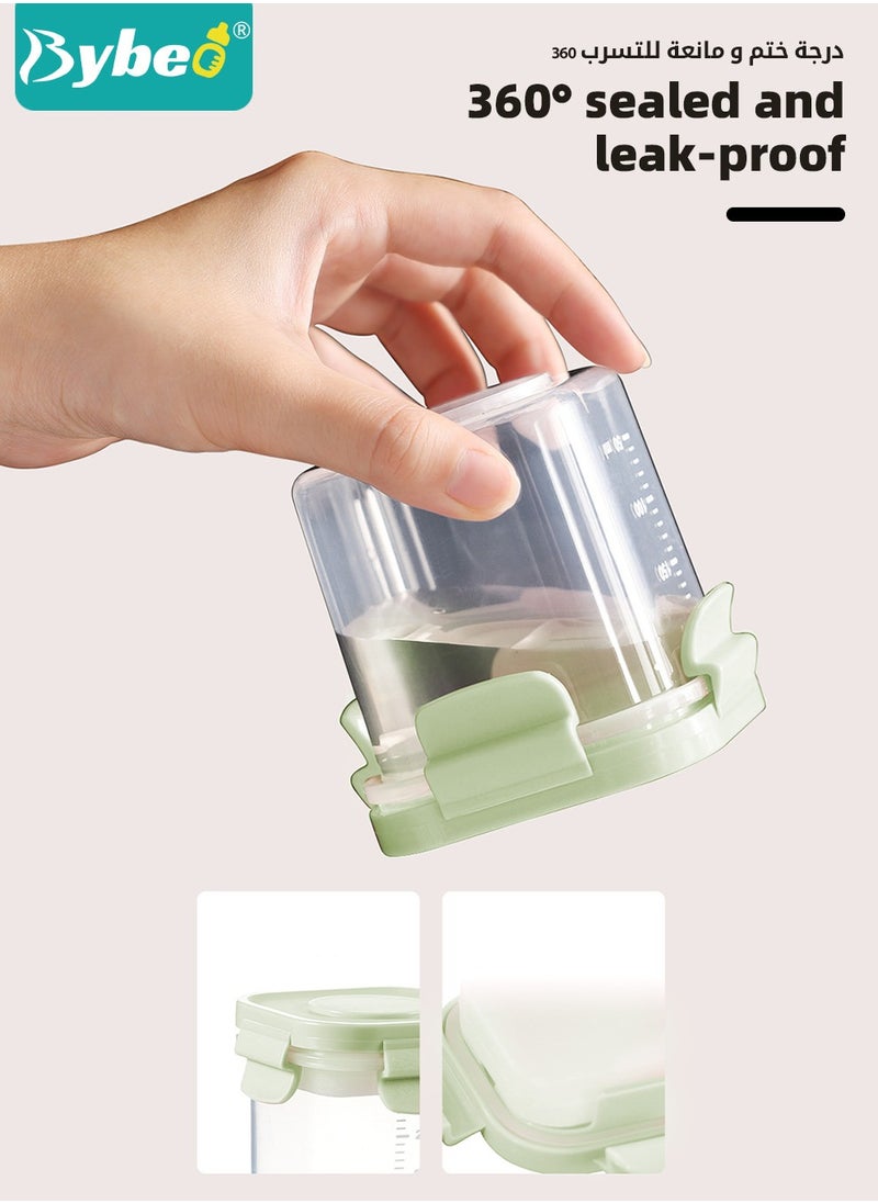 Bybeo 3Pcs Baby Food Containers With Removable Ice Pack, Reusable Baby Food Storage Box, Snack Container with Lids for Infant & Babies, Microwave & Dishwasher Friendly, BPA Free, Easy to Store & Keep Fresh  - Image 4