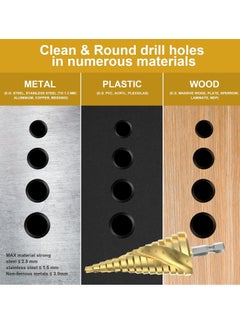 ممون 3pcs دوامة الأخدود صعدت بت  - Image 4
