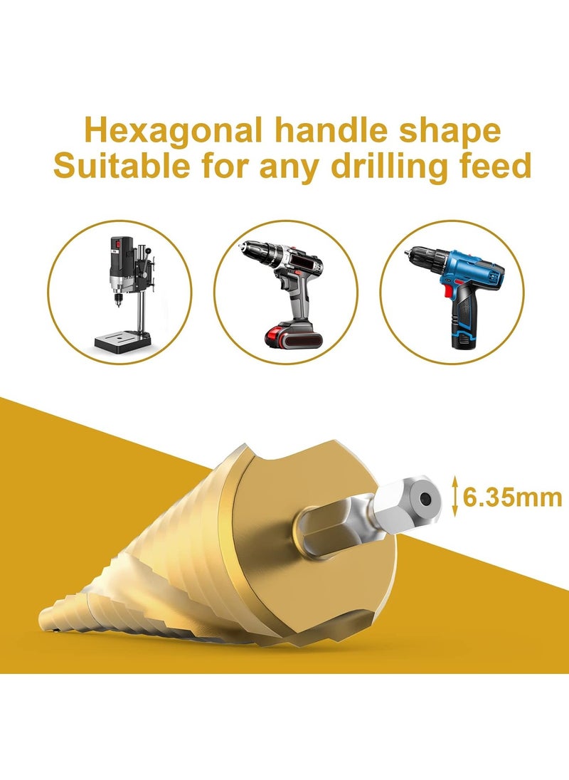 ممون 3pcs دوامة الأخدود صعدت بت  - Image 5
