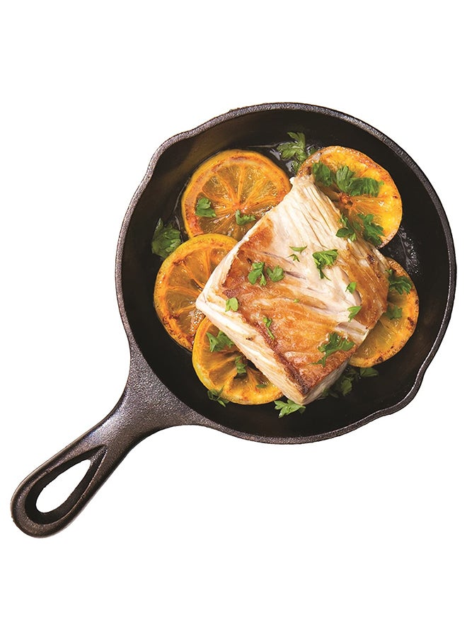 LODGE - Lodge H5MS Heat Enhanced And Seasoned Cast Iron Mini Skillet 5-Inch 6.5" Black H3SK - Image 1