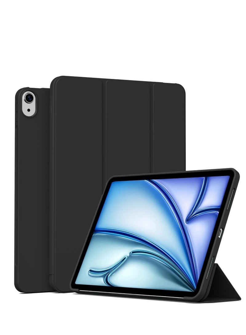 JAJEEK Case for iPad Air 11 Inch M2 2024, iPad Air 5th/4th Gen (10.9 Inch, 2022/2020) – Lightweight Thin Soft TPU Back Protective Case with Auto Sleep/Wake, Smart Folio Cover - Image 1