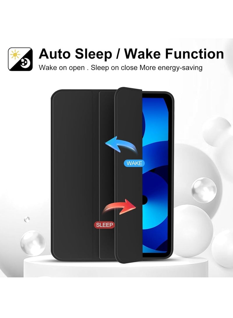 JAJEEK Case for iPad Air 11 Inch M2 2024, iPad Air 5th/4th Gen (10.9 Inch, 2022/2020) – Lightweight Thin Soft TPU Back Protective Case with Auto Sleep/Wake, Smart Folio Cover - Image 3