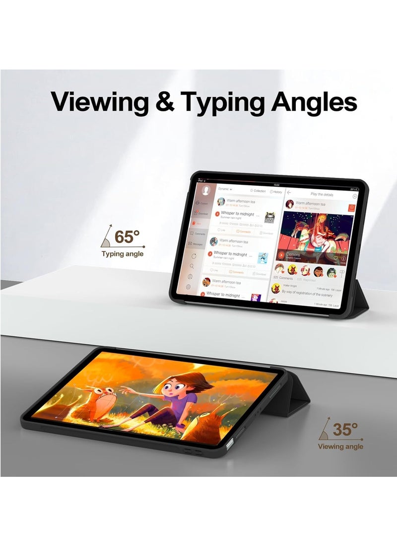 JAJEEK Case for iPad Air 11 Inch M2 2024, iPad Air 5th/4th Gen (10.9 Inch, 2022/2020) – Lightweight Thin Soft TPU Back Protective Case with Auto Sleep/Wake, Smart Folio Cover - Image 5