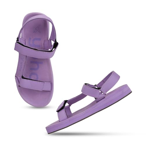 YOHO EVA Sandals for Women | EVA sole | Comfortable cushioned sole with TPR base | Lightweight | Soft skin friendly straps | Adjustable straps | Velcro closure | Vibrant colour options - Image 1