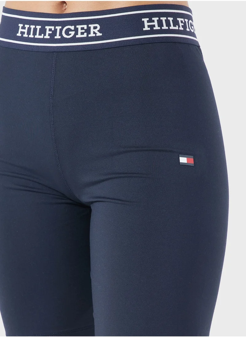 TOMMY HILFIGER Monotype Tape Fitted Shorts