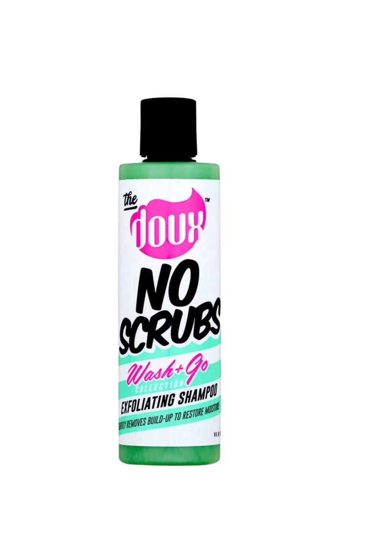 THE DOUX No scrubs Exfoliating Shampoo wash + go Collection | Clarifying & Moisture-Restoring Scalp Cleanser for Build-Up Removal | Sulfate-Free Deep Cleansing Shampoo for Natural Curly Hair - Image 1