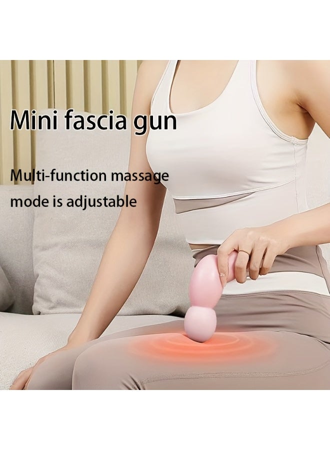 Fascia Gun Muscle Relaxation Massager, Mini Portable Massager, Silent Handheld Massager, Suitable for Home and Office Use - Image 1