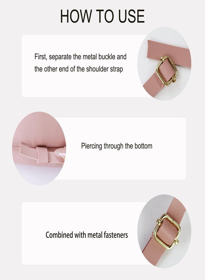 Feelorna Mini Backpack for Women, PU Leather Small Backpack Cute Mini Daypack Shoulder Bag with Adjustable Shoulder Strap (Pink) - Image 5