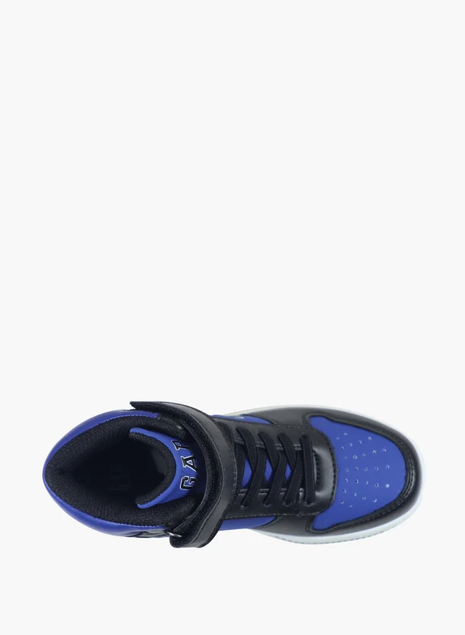 GAP Boys' BOSTON MID High Top Sneakers with Hook and Loop Closure - GPK5217140092