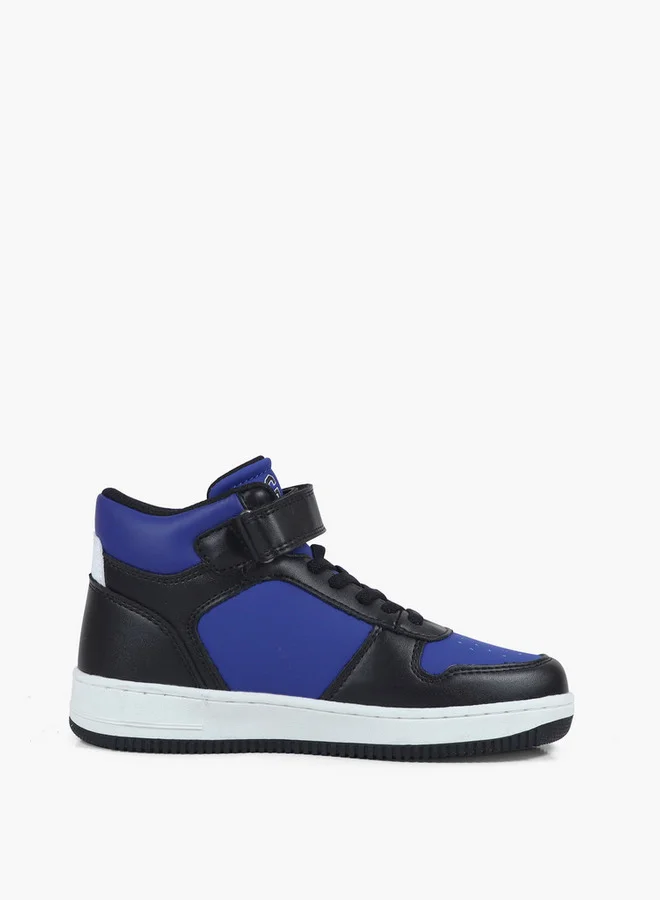 GAP Boys' BOSTON MID High Top Sneakers with Hook and Loop Closure - GPK5217140092