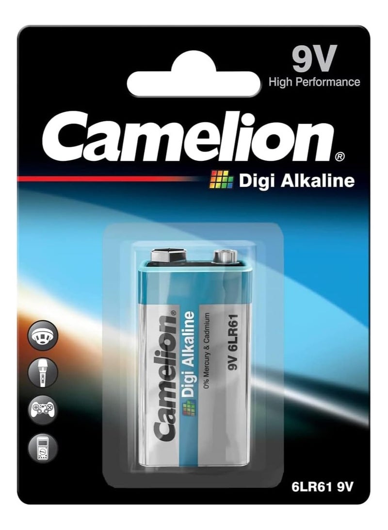 كاميليون بطارية قلوية 9 فولت، 12 عبوة - Image 2