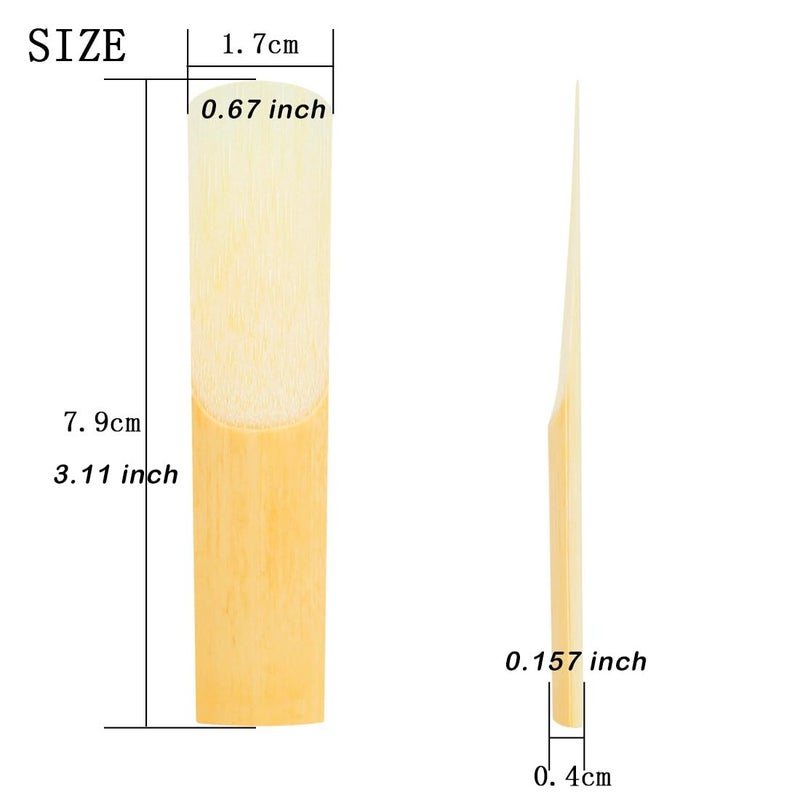 lightstar 10PCS Tenor Saxophone Reeds for Tenor Sax Strength 2.5 - Image 2