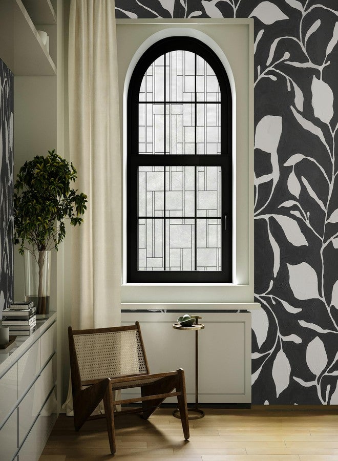 Artscape Empire | Window Privacy Film Textured Glass Pattern | Non-Adhesive & UV Protection | Easy to Apply & Removable | 24 x 36 inches | Made in USA - Image 2