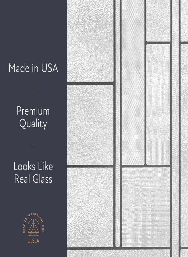 Artscape Empire | Window Privacy Film Textured Glass Pattern | Non-Adhesive & UV Protection | Easy to Apply & Removable | 24 x 36 inches | Made in USA - Image 5