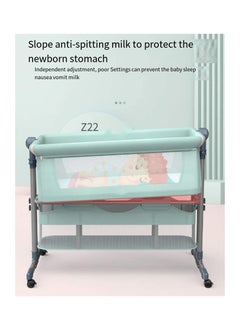 Cool Baby Portable Baby Crib Removable Folding Adjustable Height Sleeping Bad  - Image 4