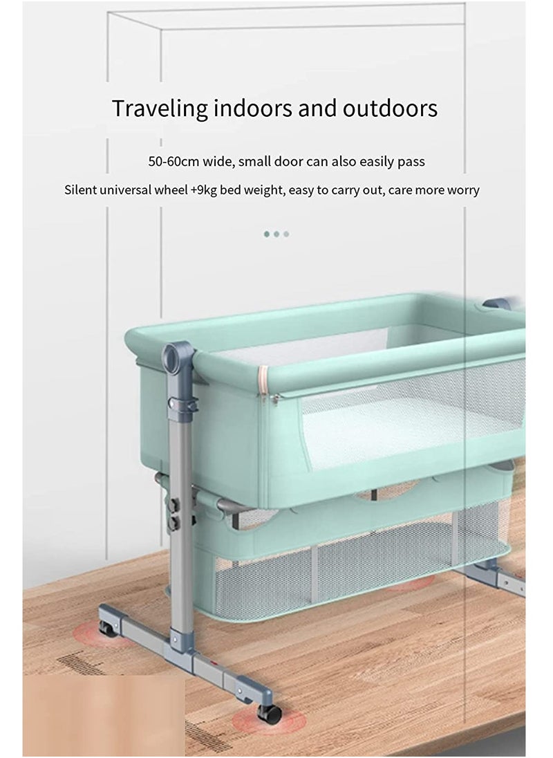Cool Baby - Portable Baby Crib Removable Folding Adjustable Height Sleeping Bad - Image 1