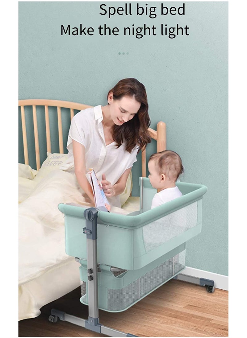 Cool Baby - Portable Baby Crib Removable Folding Adjustable Height Sleeping Bad - Image 1