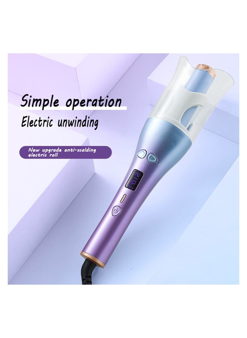 GGEROU - Auto Hair Curler,Portable Rotating Curling Iron Wand with 4 Temps and 3 Timer Settings - Image 1