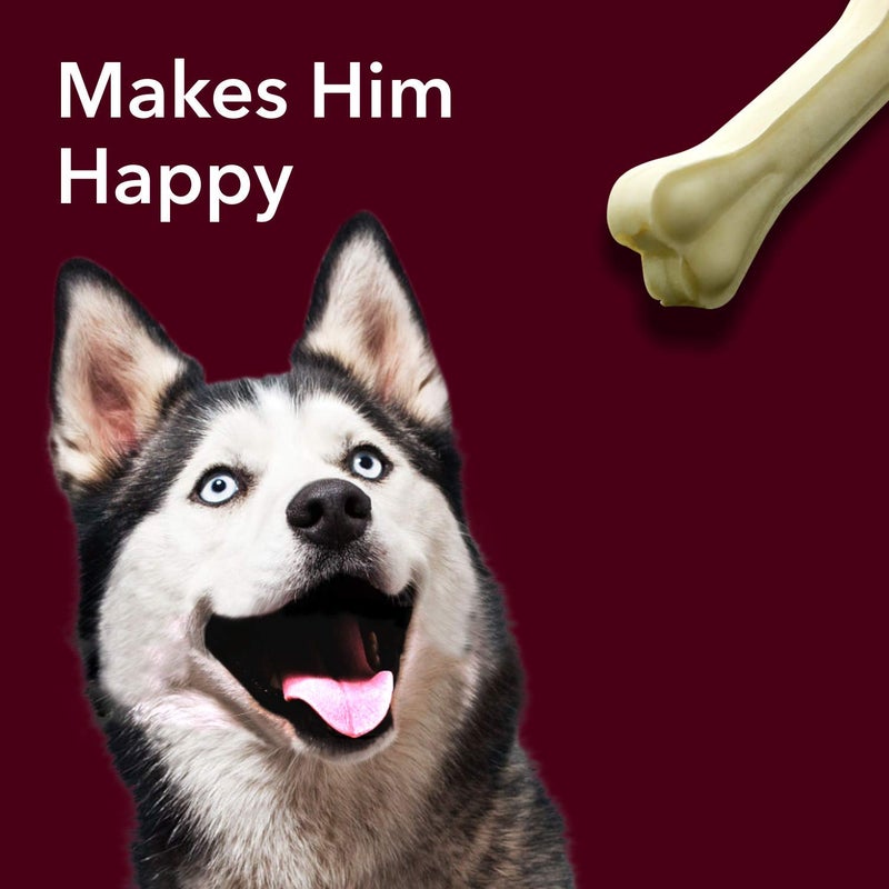 Meatup Pressed Chew Bones For Puppy Dog Above 3 Months, Chicken Flavour, 6 inches - Pack of 3 Bones (Buy 1 Get 1 Free) - Image 5