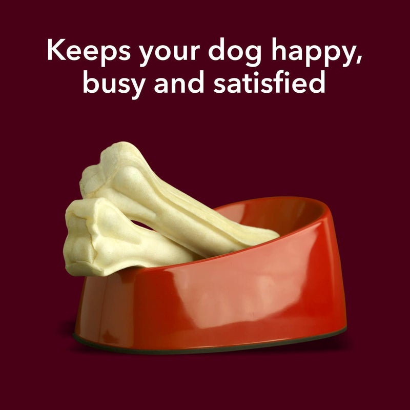 Meatup Pressed Chew Bones For Puppy Dog Above 3 Months, Chicken Flavour, 6 inches - Pack of 3 Bones (Buy 1 Get 1 Free) - Image 3