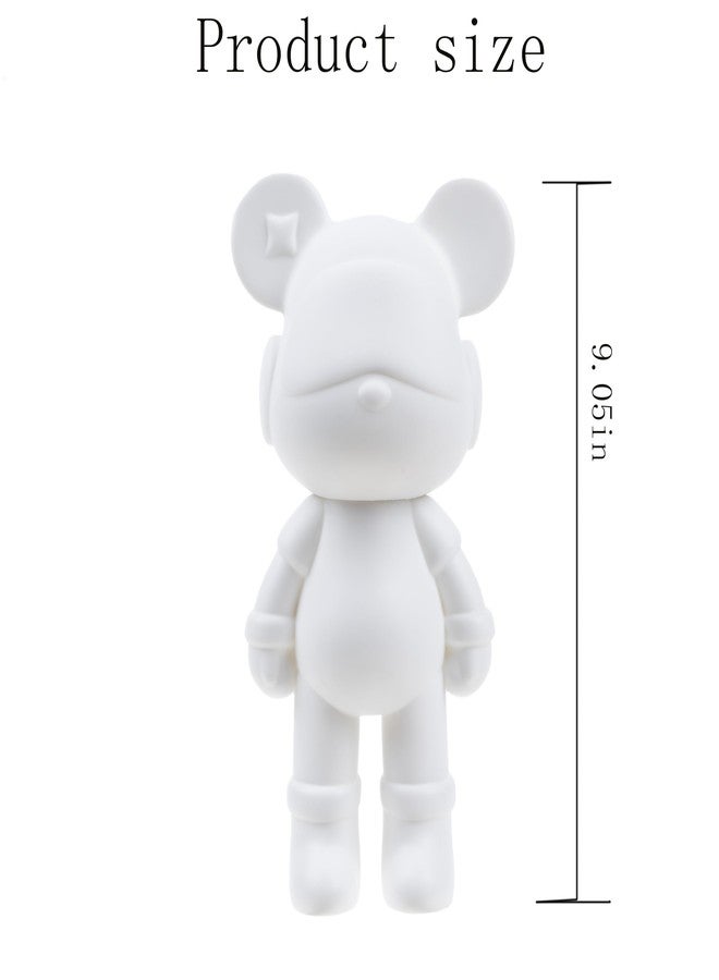 Coniuty Blank Mold, 9 inch Fluid Bear, DIY Figure Paint for Creative Home Decor Art - Image 2