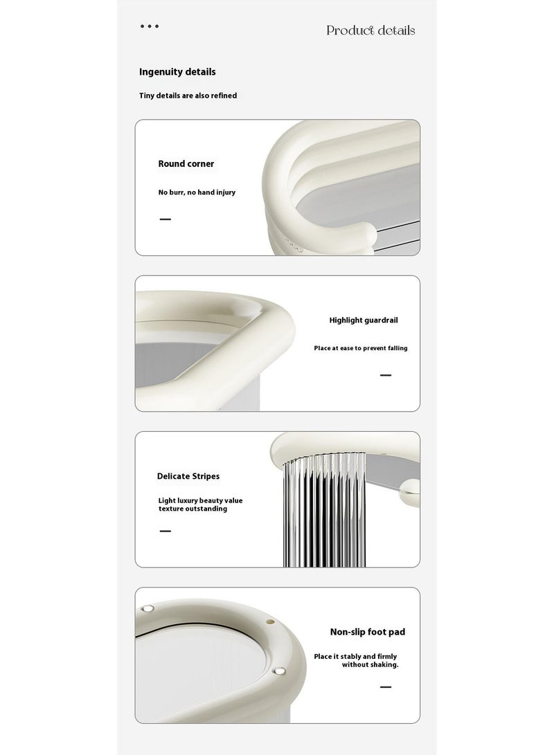 Bluejw Mug Holder Luxury Design Stackable Cup Storage Rack Transparent Cup Organizer Box Dustproof Water Bottle Organizer Kitchen Cabinet Storage Shelves for Tumblers Cups - Image 4