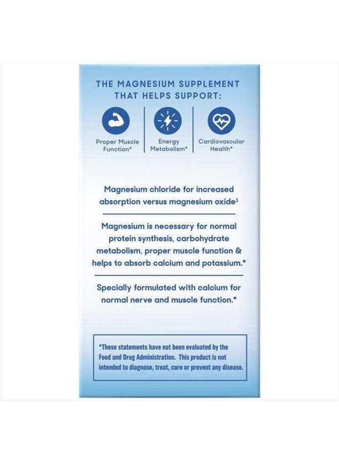 Slow-Mag SlowMag MG Muscle + Heart Magnesium Chloride with Calcium Tablets 60 Count (Pack of 2) - Image 3