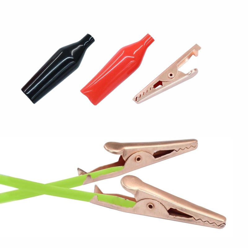 Insulated Alligator Clips Set 16PCS Small Medium Large Size M for Electronics Lab Automotive Use - Image 5