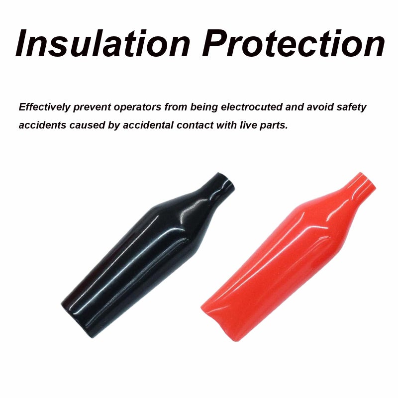 Insulated Alligator Clips Set 16PCS Small Medium Large Size M for Electronics Lab Automotive Use - Image 4