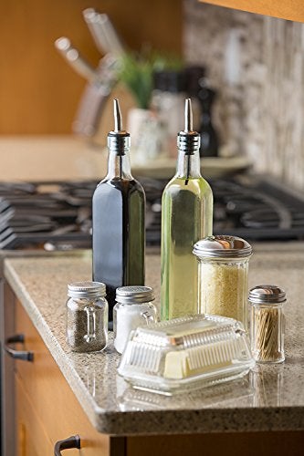 Tablecraft Stainless Steel Vented Pourers, Set of 2, 1 PACK, Stainless-Steel - Image 5