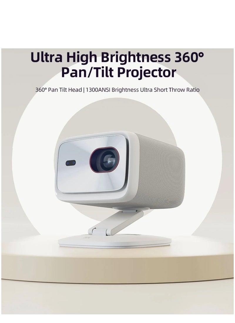 Lenovo - Lenovo Xiaoxin 100P Smart Projector – White - Image 1