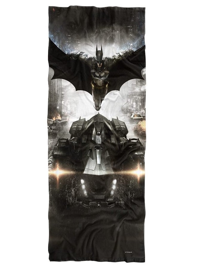 LOGOVISION Batman Arkham Knight Poster Officially Licensed Beach Towel 30" X 60" - Image 1
