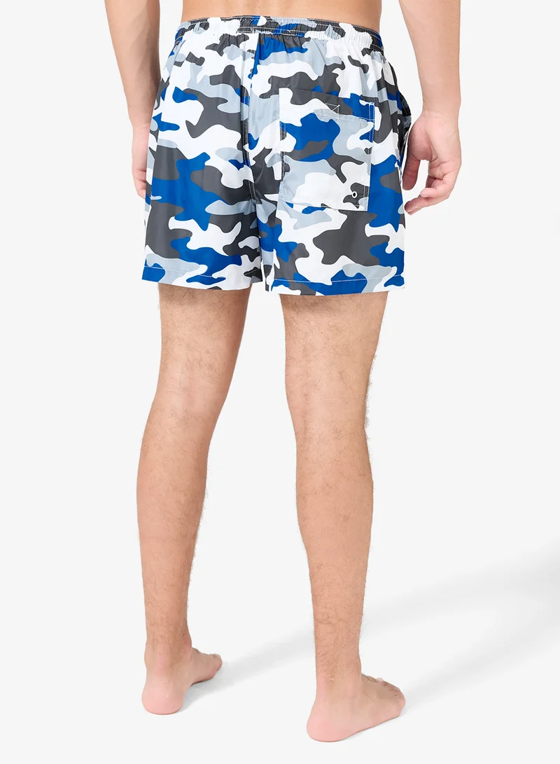 BRAVE SOUL Printed Swimshorts