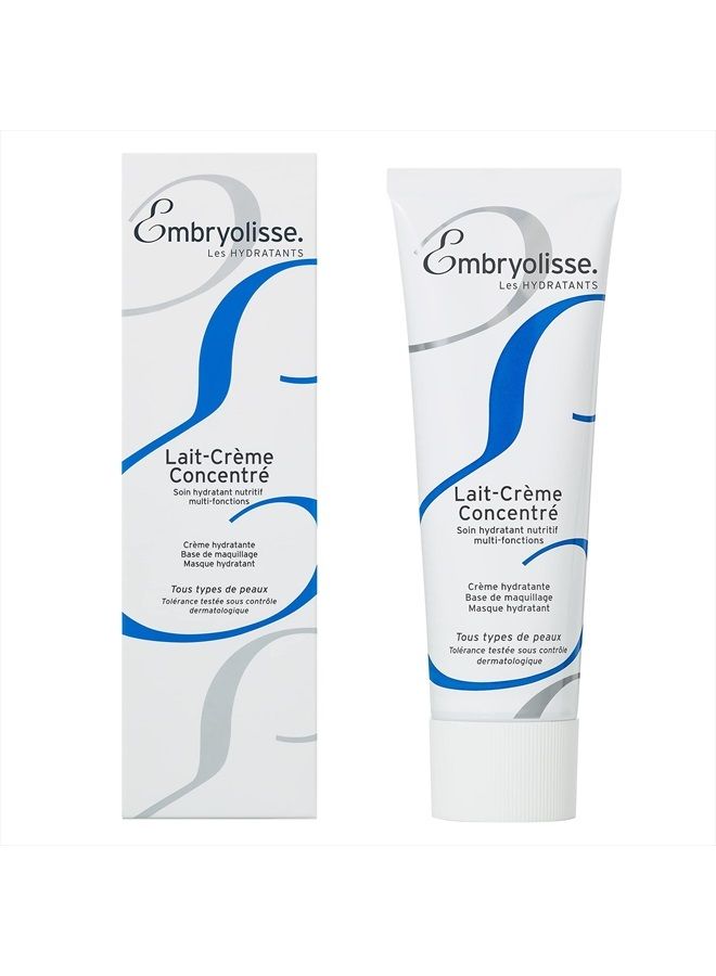 Embryolisse Lait-Crème Concentré, Face Cream & Makeup Primer - Cream for Daily Skincare - Face Moisturizers for All Skin Types (2.54 Fl Oz (Pack of 1)) - Image 1