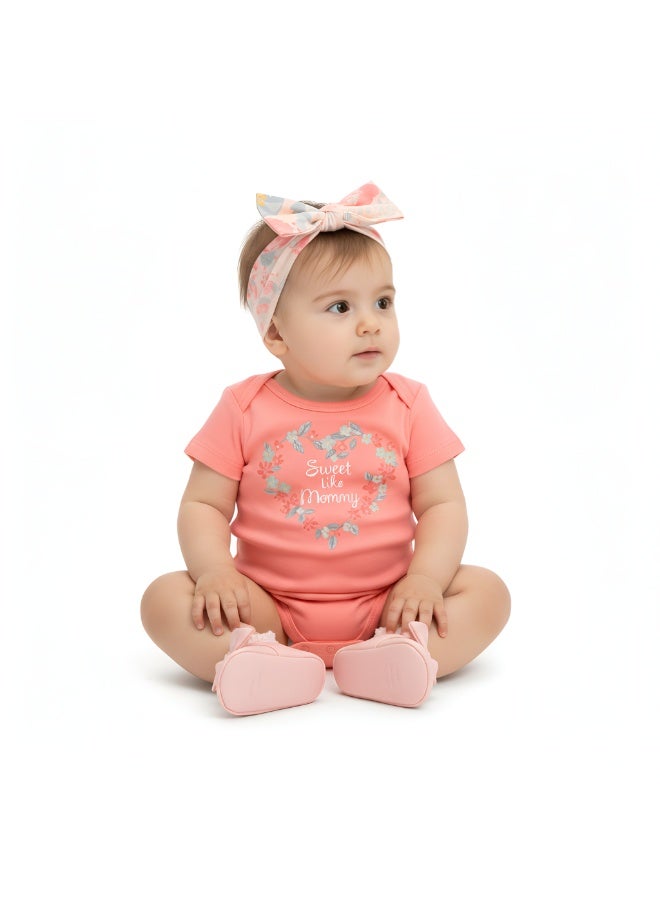 Bambimici Leila Fruit Print Baby Suit Set - Image 2