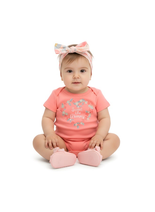 Bambimici Leila Fruit Print Baby Suit Set - Image 3