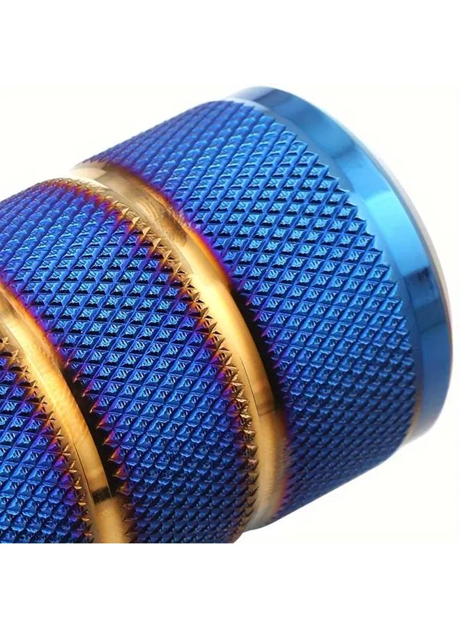Titanium Aluminum Knurled Non Slip Universal Manual Transmission Gear Shift Knob - Image 3